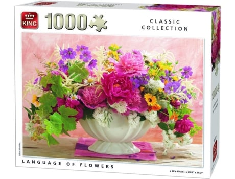 Puzzle 2D  Language Flowers (1000 peças)