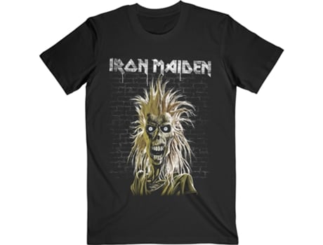 T-Shirt ROCK OFF Iron Maiden - Eddie 40th Anniversary Preto (Tamanho: L)