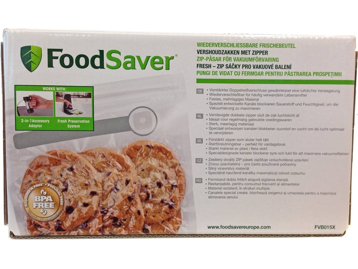 FoodSaver® zipper bags FVB015X - FoodSaver