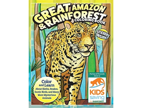 Livro Great Amazon Rainforest Coloring Book de Editors Of Design Originals (Inglês)