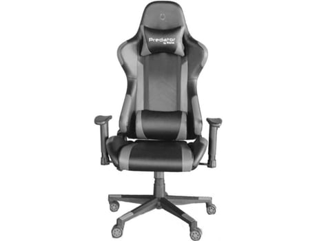 Cadeira de Escritório  Gaming Predator  Ergonómica Preto (Braços Reguláveis - PVC)