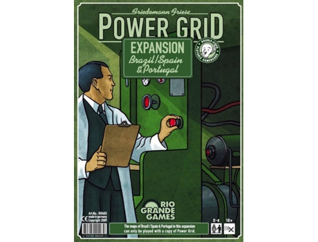 Expansão de Jogo  Power Grid Recharged - 2ª Edição - Brasil/Espanha e Portugal (13 anos)