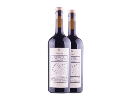 Vinho fortificado CHÂTEAU DE LEBERON Vin Muté a l'Armagnac Merlot Bas Armagnac (0.75 L - 2 Unidades)