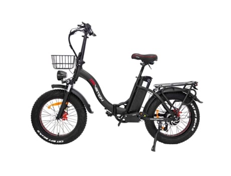 DRVETION Ct20 Bicicleta Elétrica Motor 750W Bateria 48V20Ah Pneus de 20 Freios a Óleo Preto