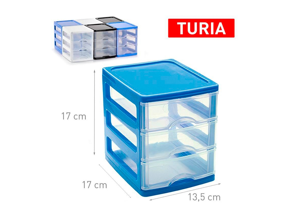 Plastic Forte - Cajonera Pequeña Turia en Plástico con Cajón Trasparen –  PracticDomus