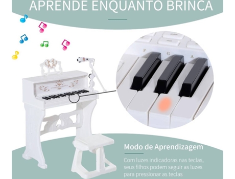 Piano Infantil HOMCOM 390-003PK