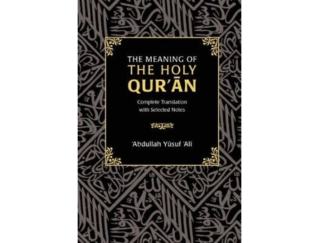 Livro the meaning of the holy qur'an de translated by abdullah yusuf ali (inglês)