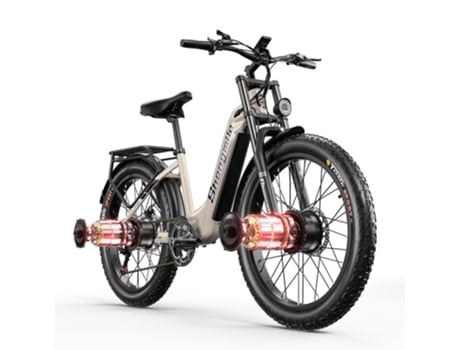 Explore Uma Nova Fronteira: Bicicleta Elétrica SHENGMILO S700 Motor Duplo de 2.000 W Concebida para Ciclistas Europeus