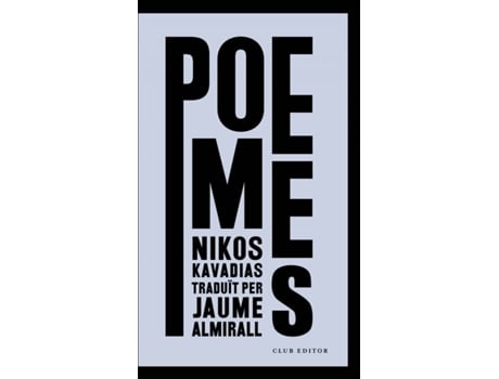 Livro Poemes de Nikos Kavadias (Catalão)