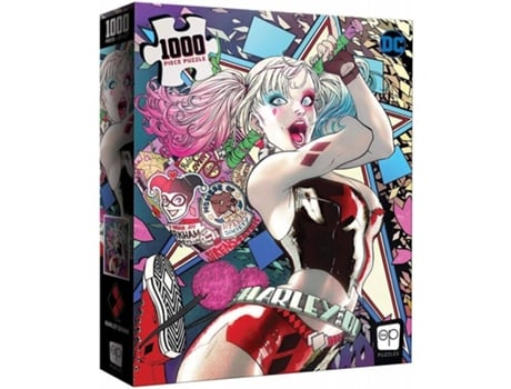 Puzzle 2D  Harley Quinn Die Laughing (1000 Peças)