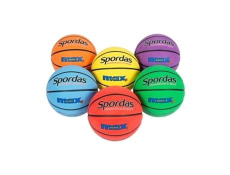 Embalagem de 6 Bolas de Basquetebol SPORDAS Max