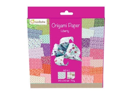 Papel Origami AVENUE MANDARINE 30 Padroes Liberdade 20X20cm 60Fl Am52509