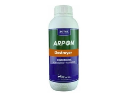 ZOTAL Arpon Destroyer Insecticida Rastreros Emulsionable Entornos Ganaderos 1 Litro