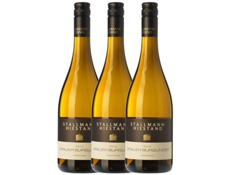 Vinho STALLMANN-HIESTAND Stallmann-Hiestand Grauer Burgunder Trocken Pinot Cinza Rheinhessen (0.75 L - 3 unidades)