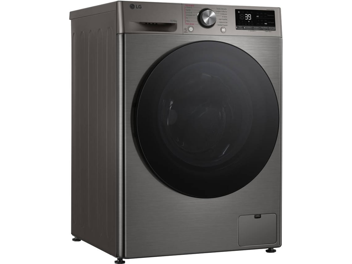 Máquina de lavar e secar roupa LG F4DR7010SGS, 10/6 kg