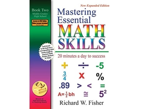 Livro Mastering Essential Math Skills 20 Minutes a Day to Success Book 2 Middle GradesHigh School de Richard W Fisher (Inglês)