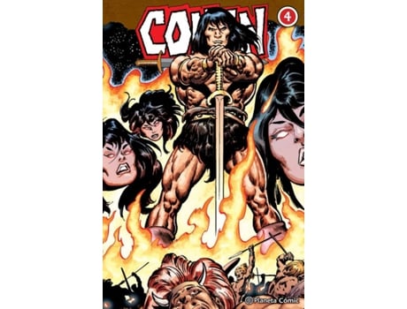 Livro Conan El Bárbaro 4 de Roy Thomas (Espanhol)