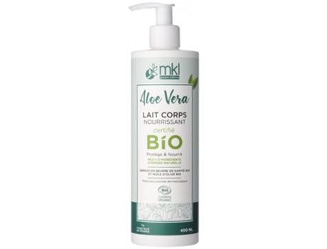 Loção Corporal Aloe Vera Orgânica 400 Ml MKL GREEN NATURE