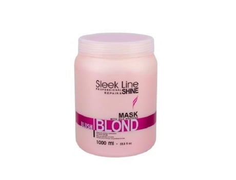 Máscara STAPIZ Linha Elegante Blush loira máscara cabelo loiro com 1000ml de seda