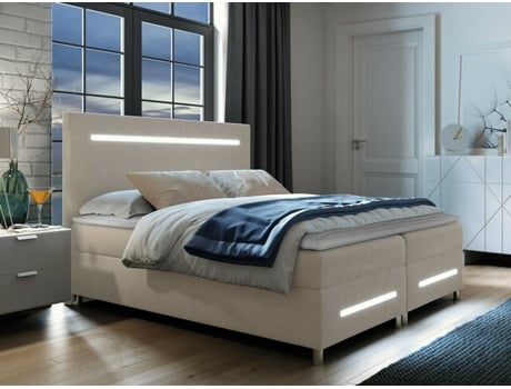 Cama com Estrado Continental Baltimore MOVEIS.PT (212x160x120 cm)