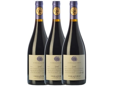 Viña Errazuriz Aconcagua Costa Syrah Valle del Aconcagua Crianza 75 cl (Caixa de 3 unidades)