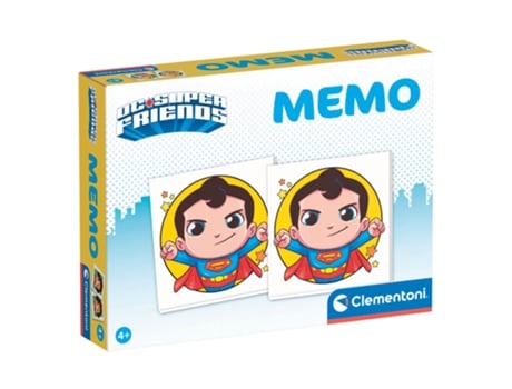 Jogo Didático CLEMENTONI Memo Dc Super Friends 18125