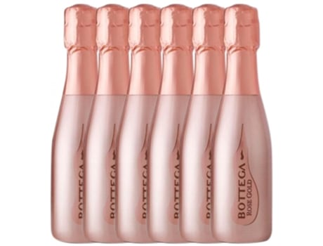 Espumante BOTTEGA GOLD Bottega Gold Rosé Pinot Preto Brut Reserva (0.2 L - 6 unidades)