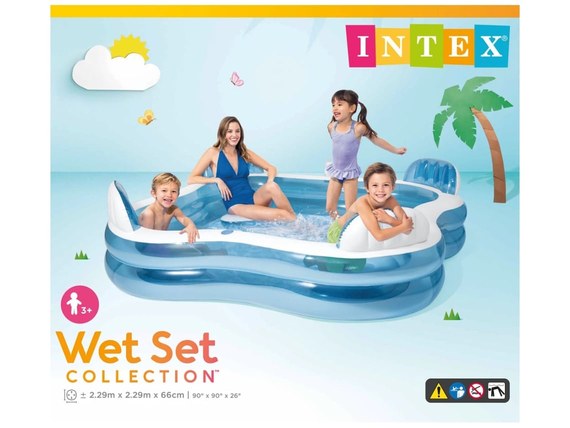 INTEX Swim Center Piscina De Lazer Insuflável P/ Família 56475NP | Worten.pt