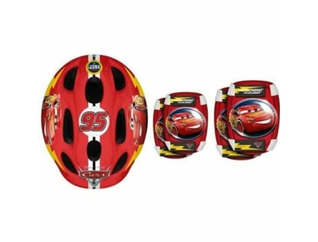 Kit Capacete e Joelheiras Stamp Cars