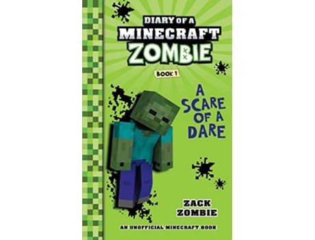 Livro Diary of a Minecraft Zombie Book 1 A Scare of A Dare de Zack Zombie (Inglês)