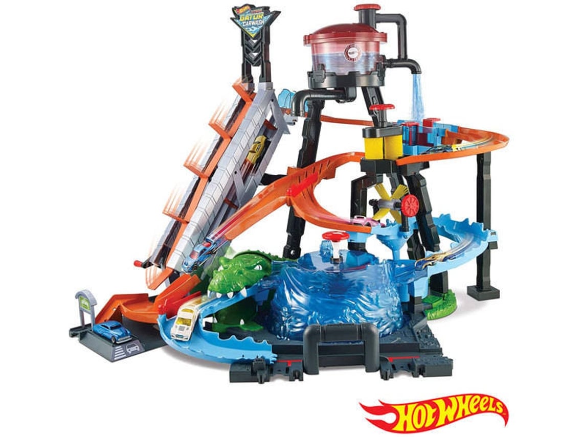 Pista Hot Wheels City Color Shifter Desafio Do Tubarão