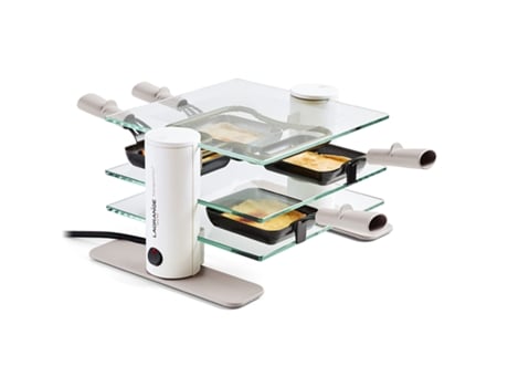 Grelhador Raclette LAGRANGE 4 Pessoas 600W em Vidro 009408