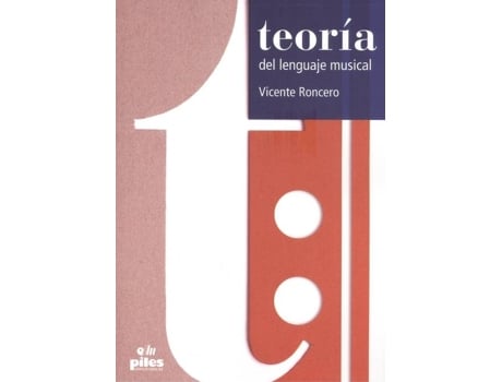 Livro Teoria Del Lenguaje Musical de Vicente Roncero Gómez (Espanhol)