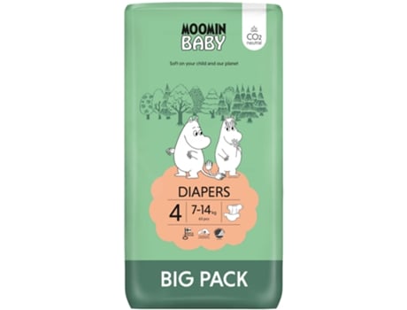 Fraldas de Bebé 7-14kg T4 Moomin Baby