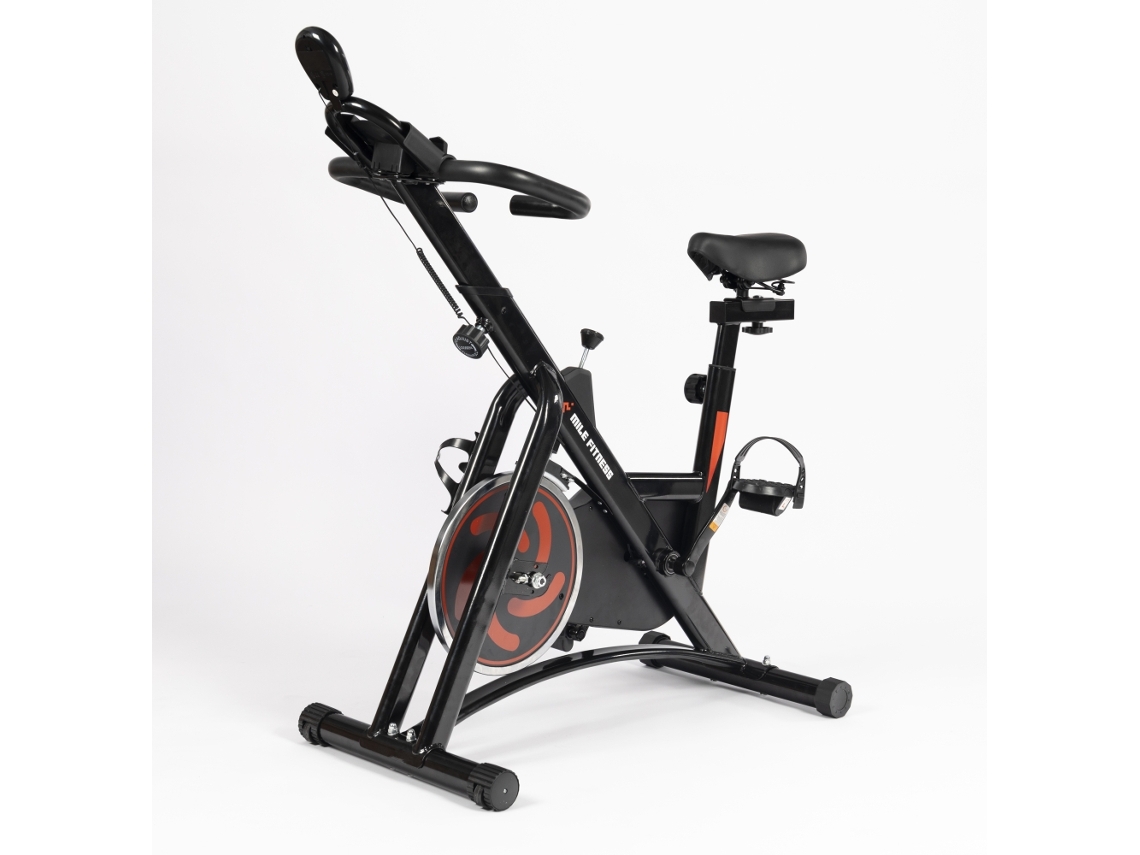 Bicicleta Magnética Indoor Bicicleta Estática Assento Ajustável Volante De  Inércia: 6 Kg Até 120 Kg 105X45.5X112Cm Vermelho BIGZZIA