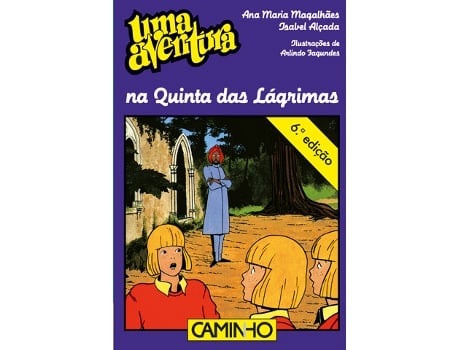 Livro - Uma Aventura na Quinta das Lágrimas - Volume 41 de Ana Maria Magalhães e Isabel Alçada (Português)