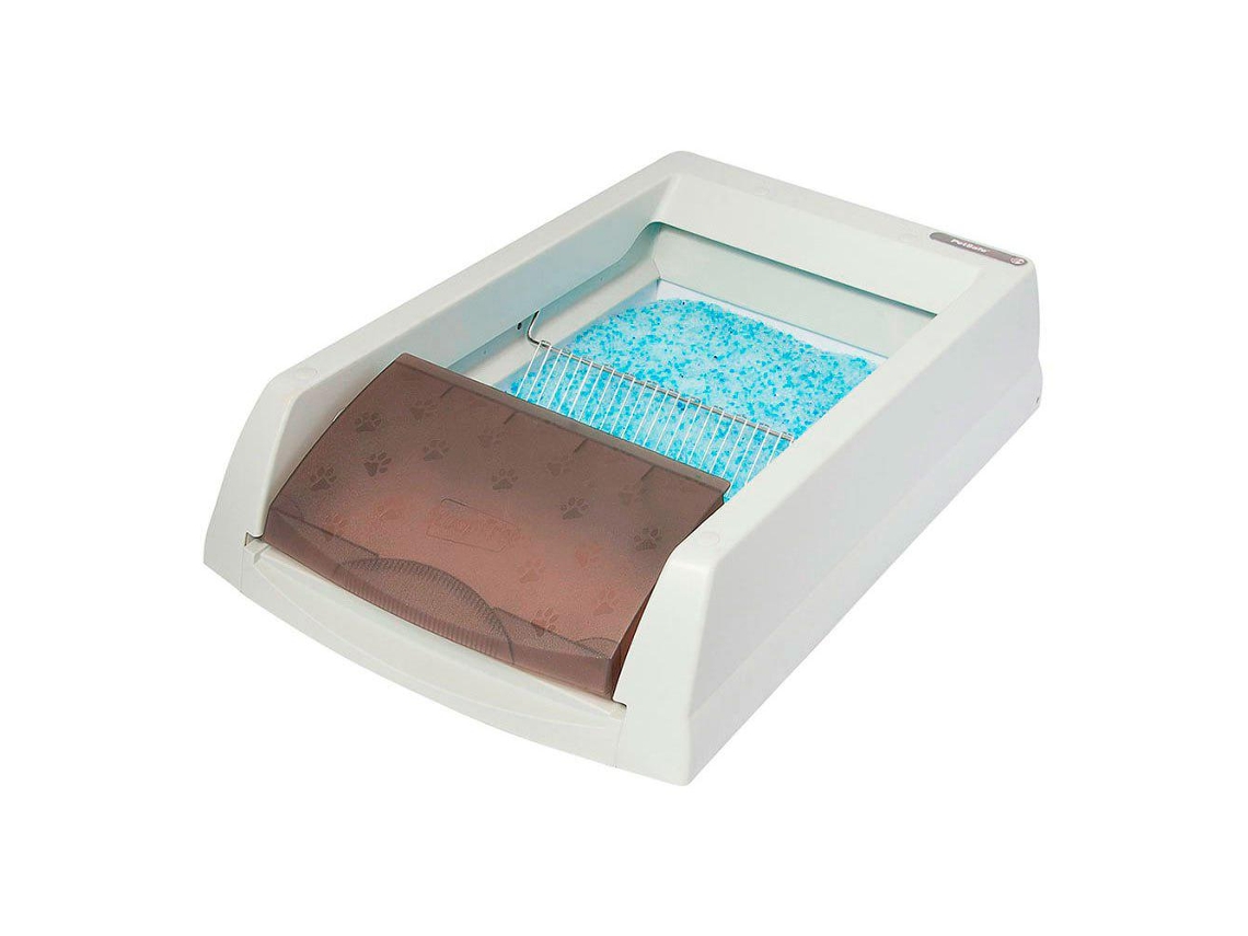 PetSafe ScoopFree Caixa de areia automática autolimpante para gatos, inclui  bandejas descartáveis com areia de cristal