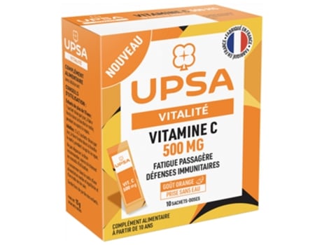 Vitamina C 500 Mg 10 Envelopes UPSA