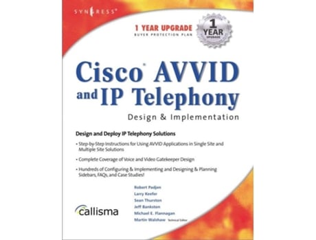 Livro Cisco AVVID and IP Telephony Design and Implementation de Wayne Lawson (Inglês)