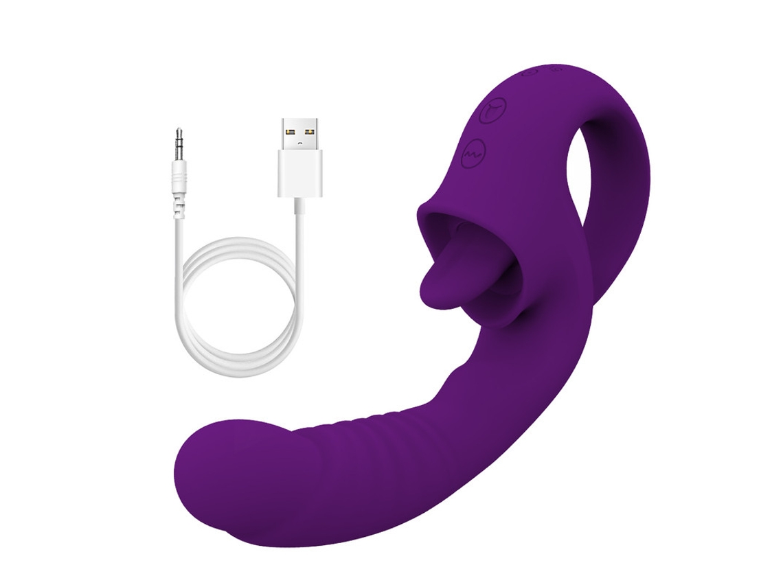 Vibrador de masturbação de 10 frequências para mulheres (roxo) OEMG |  Worten.pt