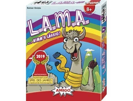 Jogo de cartas AMIGO LAMA (8 anos)