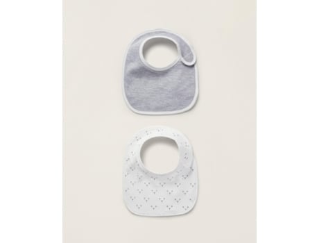 2 Babetes Newborn Cinza/Branco Zy Baby Zippy ZIPPY ZY BABY