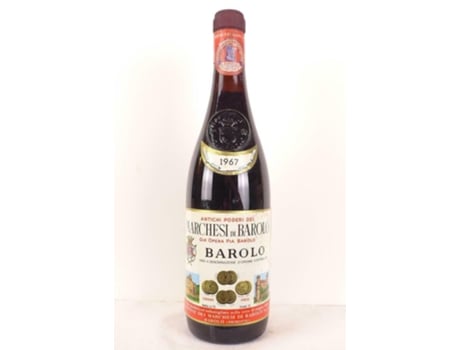 Vinho Tinto MARCHESI DI BAROLO 1967 (75 cl - 1 unidade)