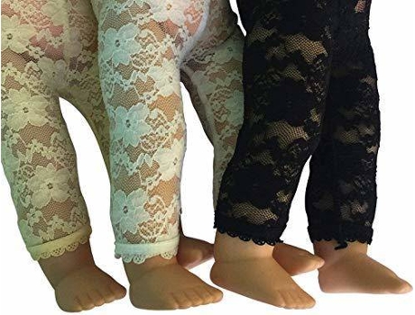 Acessório de Bonecos  Set of 3 Lace Leggings (Idade Mínima: 4 Anos - 4x3.2x1 cm)