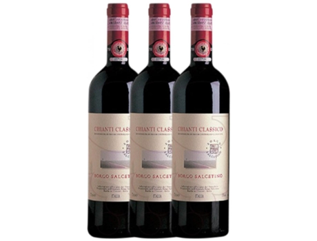 Vinho BORGO SALCETINO Borgo Salcetino Chianti Classico Crianza (0.75 L - 3 unidades)