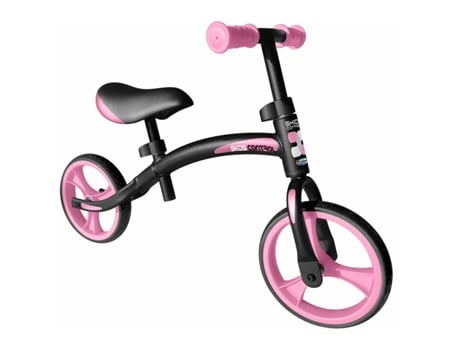 Bicicleta Infantil SKIDS CONTROL Sem Pedais Preto Cor de Rosa