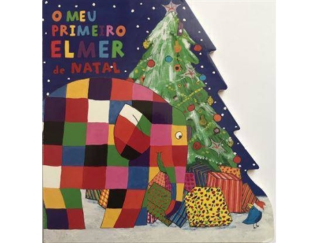 Livro O Meu Primeiro Elmer de Natal de David McKee (Português)