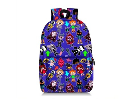 Mochila Escolar HONXINM Clássica Leve Multi-bolso Multicor (47x28x14 cm)