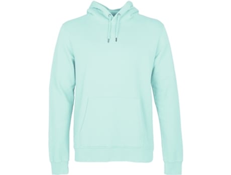 Camisola com Capuz Colorful Standard Classic Organic Light Aqua (Tam: L)