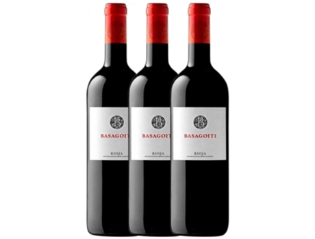 Vinho BASAGOITI Basagoiti Rioja Crianza (0.75 L - 3 unidades)